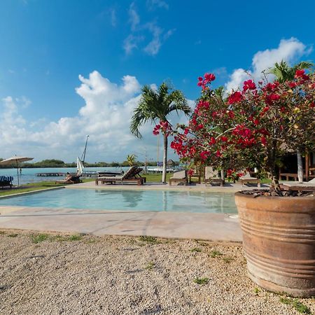 Hotel Casabakal - A Pie De Laguna - Bacalar Exterior photo The pool at the Hotel Flora Fauna