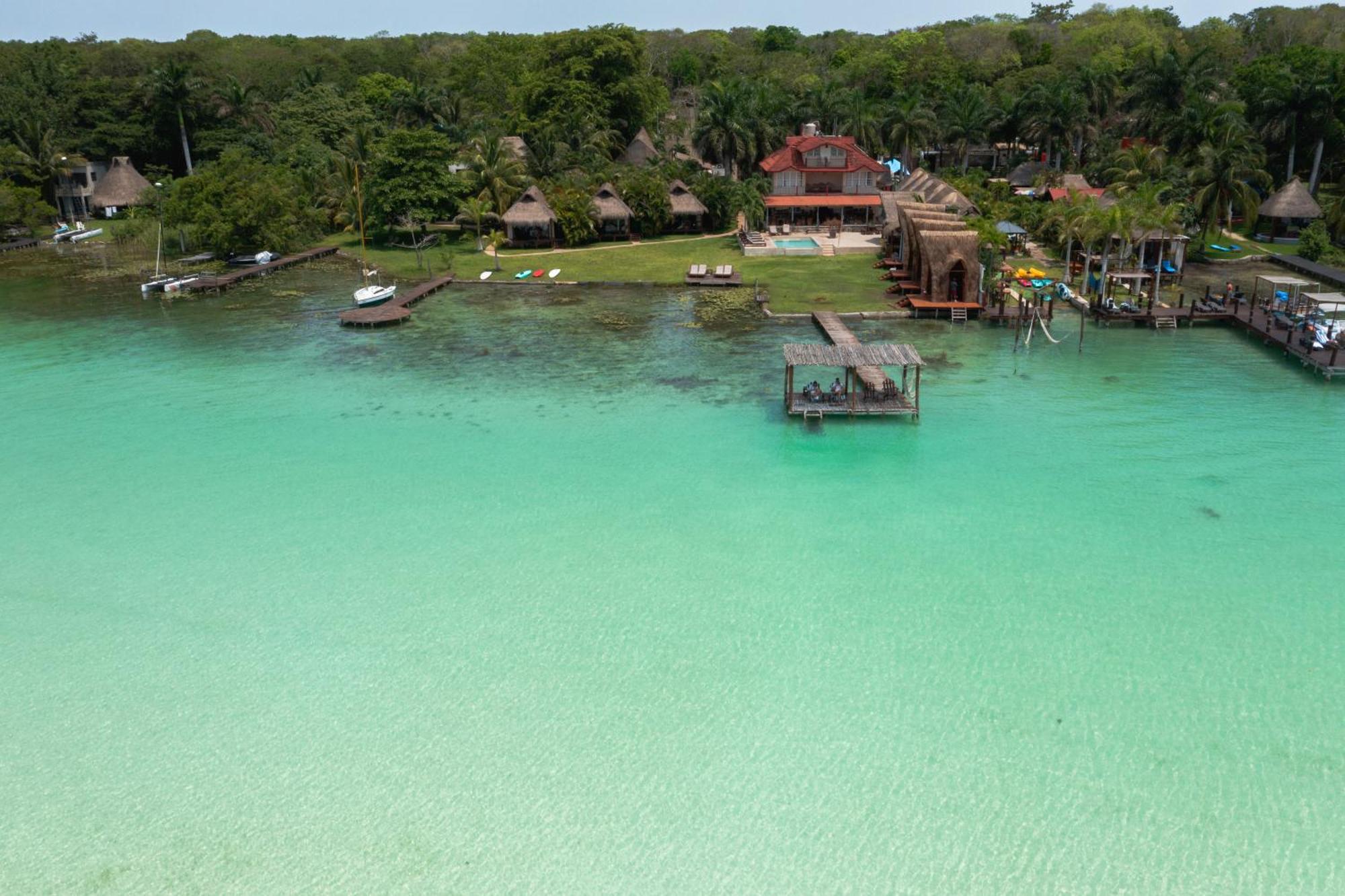 Hotel Casabakal - A Pie De Laguna - Bacalar Exterior photo Laguna de Bacalar