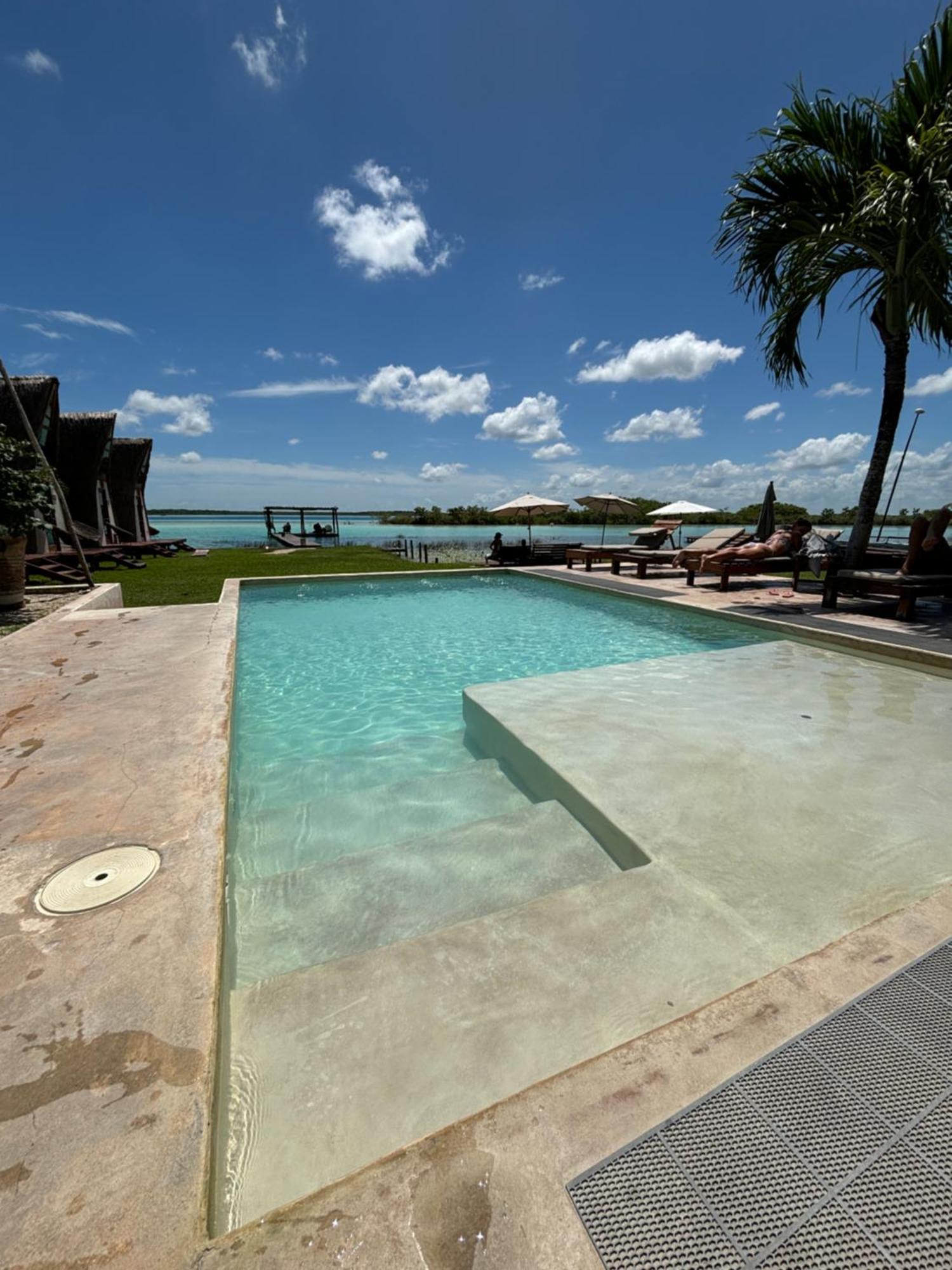 Hotel Casabakal - A Pie De Laguna - Bacalar Exterior photo A swimming pool in Tulum, Mexico
