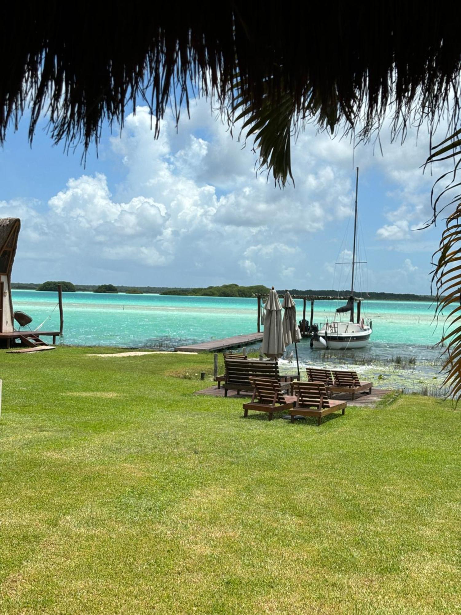 Hotel Casabakal - A Pie De Laguna - Bacalar Exterior photo View of the lagoon from the beach
