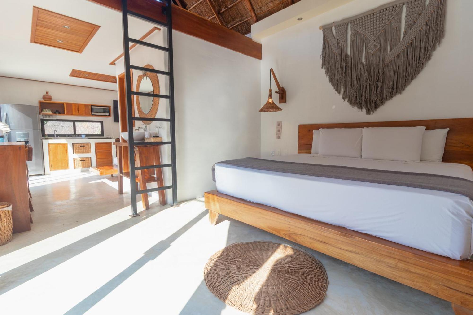 Hotel Casabakal - A Pie De Laguna - Bacalar Exterior photo A bedroom at the hotel